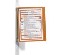 Durable 591409 Panneau transparent orange (l x H x P) 325 x 360 x 260 mm DIN A4