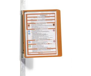 Durable 591409 Panneau transparent orange (l x H x P) 325 x 360 x 260 mm DIN A4