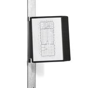 Durable 591801 Panneau transparent noir (l x H x P) 325 x 390 x 260 mm DIN A4