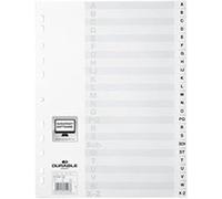 Durable 616402 1 jeu de 24 intercalaires avec onglets imprimés a à z a4 blanc G