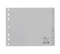 Durable 6500 Onglet avec index alphabétique Polypropylène (PP) Gris