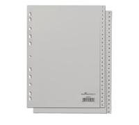 Durable 650410 Intercalaire De Classement Onglet Avec Index Numérique Polypropylène (Pp) Gris