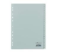 Durable 650810 1 jeu de 24 intercalaires avec onglets imprimés a à z a4 gris 6508-10 G