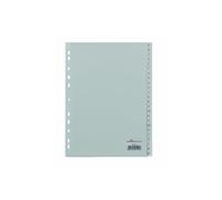 Durable 650810 1 jeu de 24 intercalaires avec onglets imprimés a à z a4 gris 6508-10