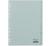 Durable 650810 1 jeu de 24 intercalaires avec onglets imprimés a à z a4 gris 6508-10 G