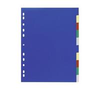 Durable 6747-27 Onglet Avec Index Numérique Polypropylène (Pp) Bleu