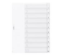 Durable 6821-19 Onglet Avec Index Numérique Transparent