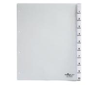 Durable 6831-19 Onglet Avec Index Vierge Transparent