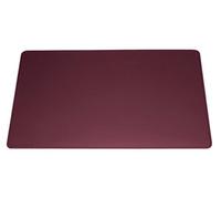 DURABLE Sous-main 710303 avec rebord rainuré, dessous en mousse antidérapante 65 x 52 cm Rouge