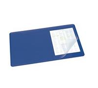 Durable 720207 Sous-main avec Rabat transparent 40 x 53 cm Bleu foncé