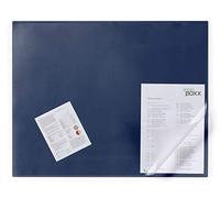 Durable 720307 Sous-main avec Rabat Transparent Format Bureau 65 x 52 cm Bleu