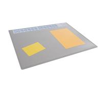 DURABLE Sous‑main calendrier 722310 – 4 ans, gris transparent, 650 x 500 mm