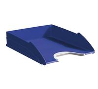 Durable 771107 Vegas Corbeille à Courrier Bleu Foncé/Argent