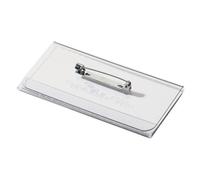 Durable 800119 Badge Et Porte-Badges Badge Nominatifs Plastique 100 Pièces