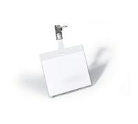 Durable Porte-badge 8003 (800319) clip rotatif transparent 90 x 60 mm boîte de 25