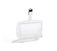 Durable 801319 Porte-carte d'identité (l x H) 101 mm x 71 mm clip 25 pc(s)