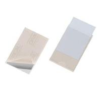 Durable 807919 sachet de 10 pochettes adhésives pour carte de visite 57 x 90 mm G
