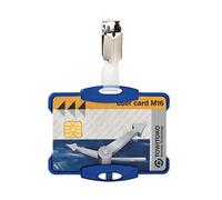 DURABLE Porte-badge de nom pour 54 x 85 mm clip bleu (pack de 25)