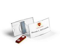 Durable Porte-Badges Konvex, Avec Aimant, 75 X 40 Mm