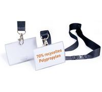 Durable 821719 Porte-badge CLICK FOLD (l x H) 90 mm x 54 mm bande textile 10 pc(s)