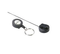 Durable 822258 Accessoire de porte-badge Porte-badge avec enrouleur Charbon de bois 10 pièce(s)