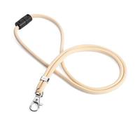 Durable 824116 Lot de 10 cordons porte-clés en rPET recy vec mousqueton, longueur du cordon 46 cm, beige