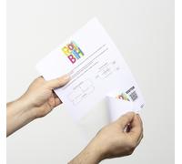 Durable 825802 Badge Et Porte-Badges Badge Nominatifs Papier 100 Pièces