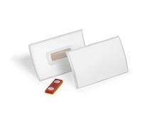 Durable 826019 Porte-badge CLICK FOLD (l x H) 90 mm x 54 mm aimant 10 pc(s)