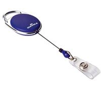 Durable JOJO STYLE - 8324 Porte-carte d'identité à enrouleur dragonne à bouton-poussoir bleu foncé 0.8 m 832407 10 pc(s)