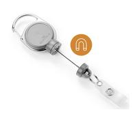 Durable 832910 Porte-carte d'identité à enrouleur clip, porte-badge 1 pc(s)