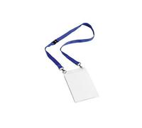 Durable 852507 event-porte-étiquette avec lanière-duo-format a6-bleu marine-lot de 10