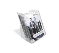 Durable 858019 Combiboxx Set Présentoir Porte - Documents Mural ou à Poser 3 Cases Format A4 Vertical Polystyrène Transparent