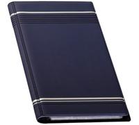 Durable 858107 Visifix 96 Reliure à Pochettes Soudées Capacité 96 Cartes - 12 Pochettes Bleu Foncé