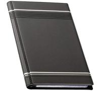 Durable 858158 Visifix 96 Reliure à Pochettes Soudées Capacité 96 Cartes - 12 Pochettes Anthracite