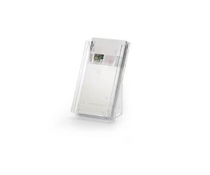 Durable 859019 Combiboxx Présentoir Porte - Documents Mural Ou à Poser 1 Case Format 1/3A4 Vertical Polystyrène Transparent
