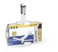 Durable 890223 Porte-badge de sécurité pour 2 Cartes RFID Secure Duo