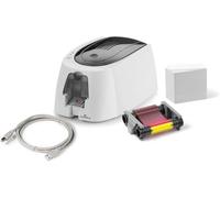 Durable 8910-00 Duracard ID300 Imprimante à Cartes / Badges + ruban d'impression couleur + 100 cartes plastiques standard vierges