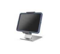 Durable 893723 Support Tablette 7-13" Argent - Acier/Alu/ABS - Rotation 360° - Inclinaison 0-88° - Dimensions 155x242x183 mm