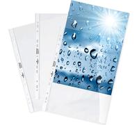 DURABLE 999111197 50x pochettes pour prospectus Premium transparentes lisses