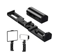 Durable Airplane Mount, Foldable Phone Support, 4.92x1.57x1.57 inches Base with Clip, Compact Fastener, Portable Hardware with Pivot Design, Tablet Stand for Vacation Cruise