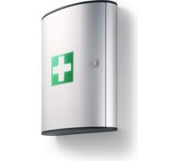 DURABLE Armoire à pharmacie FIRST AID BOX L (vide), Argent, 197323
