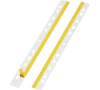 DURABLE Attaches autocollantes FILEFIX® A4 sachet de 50, 50 pc, Transparent, 806419