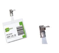 Durable Badge, Ferm¿ En Haut, Avec Clip