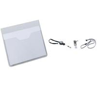 Durable Badge, Ouvert En Haut, Sans Clip