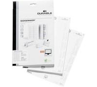 DURABLE BADGEMAKER - Blanc - 34 x 74 mm 280 carte(s) (20 feuille(s) x 14 cartes pour badges G