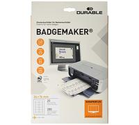 Durable BADGEMAKER Inserts 280 WHT PK1