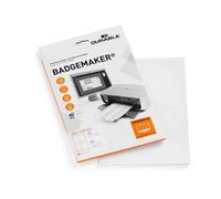 Durable BADGEMAKER Inserts A6 Pack of 80 Inserts PrinTable Name Badge Insert