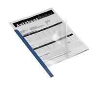 DURABLE Baguettes à relier A4 3 mm boîte de 50, 50 pc, Bleu foncé, 293007
