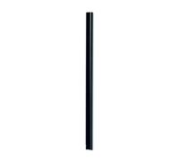 DURABLE Baguettes à relier A4 6 mm boîte de 50, 50 pc, Noir, 293101