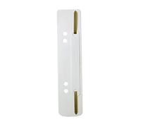 Durable Bandes agrafeuses Flexi, paquet de 250, blanc, 690102 | Reliure à lamelles, jusqu'à 100 feuilles A4, languettes métalliques, perforation universelle 60/80 mm, Made in Germany